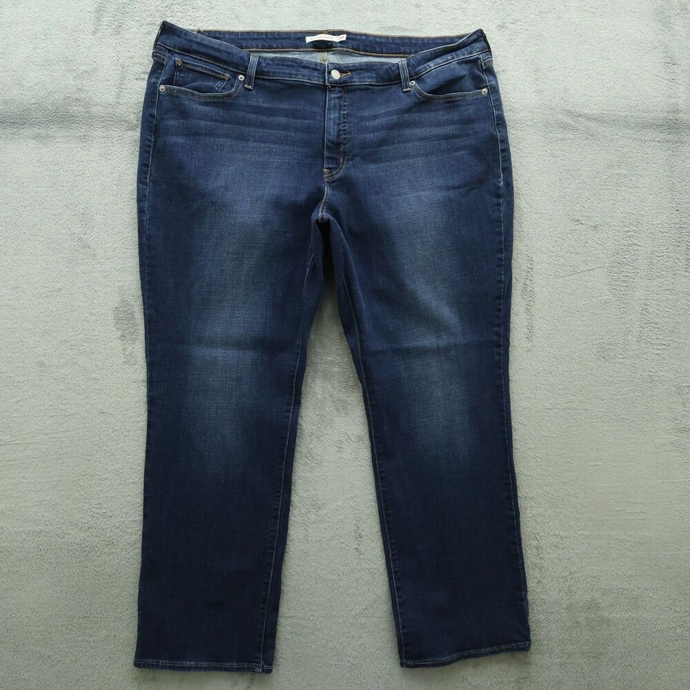 Levi's 414 Jeans Women's Size 24W High-Rise Classic Straight Denim 31" Inseam